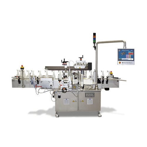 Labeling Maschine / für Flaschen - FM series - b+b Automations- und Steuerungstechnik GmbH - automatisch / drehbar