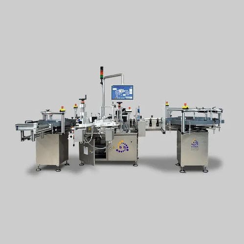 Labeling Maschine / für Flaschen - VRM series - b+b Automations- und Steuerungstechnik GmbH - für Ampullen / automatisch