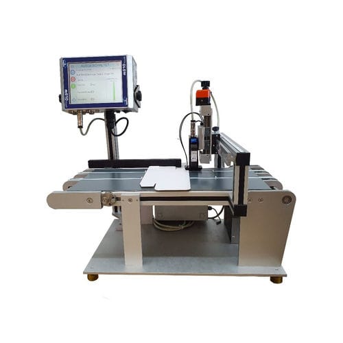 Labeling Maschine / für Karton - M-FSM-TIJmini - b+b Automations- und Steuerungstechnik GmbH - manuell