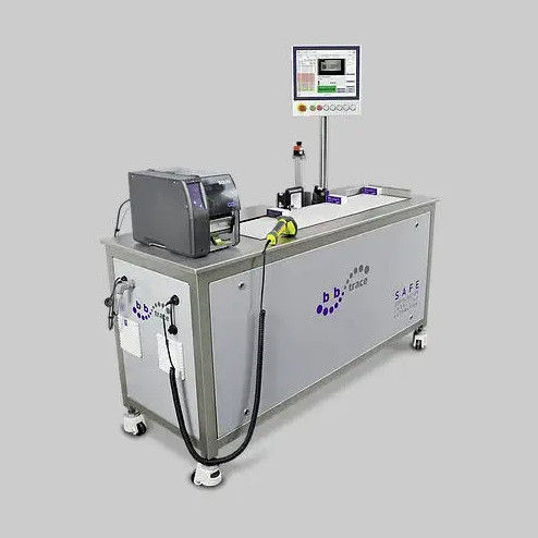 Labeling Maschine / für Karton - MS-PV-AG series - b+b Automations- und Steuerungstechnik GmbH - manuell / für Strichcode-Etiketten
