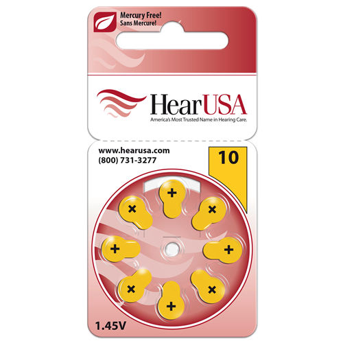 Batterie für Hörgerät - HSA01080 - HearUSA