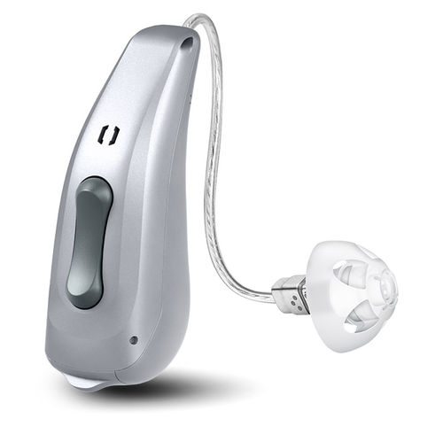 Hörgerät / Mini Hinter dem Ohr Empfänger Gehörgang - MyCore Emerald M 8C  RIC - Rexton - mit Fernbedienung