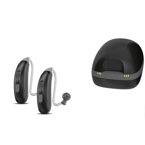 BTEHörgerät DUO LiIon G6 AudioService wiederaufladbar / mit Telefonspule / beigefarben