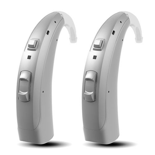 BTE-Hörgerät - HP G4 - Audio-Service - mit Telefonspule / beigefarben / braun