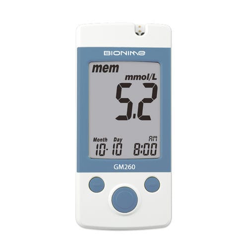 Minimalinvasives Blutzuckermessgerät - GM620 - Abronn - für Krankenhaus / mit Autocoding