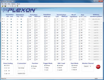 Steuerungssoftware - PlexStim™ - Plexon Inc - Beschaffung / für Forschungszwecke / Labor