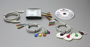 EKG-System für die Veterinärmedizin / 12 Kanäle - RS-ECG12-LA - iWorx - für Großtiere