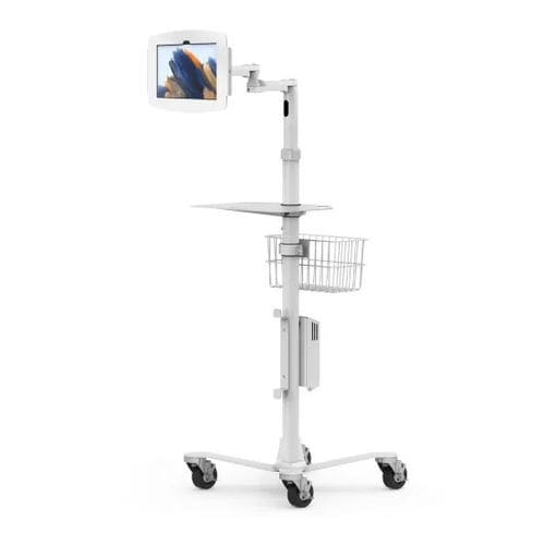 Computerwagen für Tablet - Galaxy Tab A8/A9+ Extended Medical Rolling Cart - Maclocks / Compulocks - gesichert