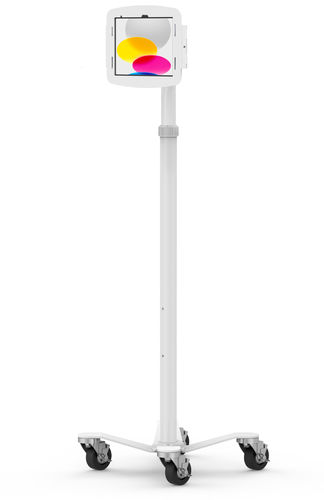 Computerwagen für Tablet - iPad Medical Rolling Kiosk - Rise Freedom - Maclocks / Compulocks - gesichert