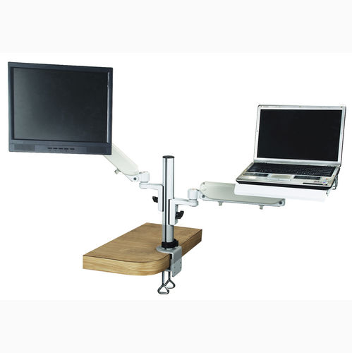 Neigbarer Tragarm - 854BS - Diwei Industrial Co., Ltd. - höhenverstellbar / für Monitor / für medizinische Zwecke