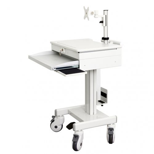 Mobiler Computer-Arbeitsplatz - 901EA - Diwei Industrial Co., Ltd. - medizinisch / für Laptop Computer / höhenverstellbar