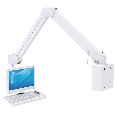 Knickarm-Tragarm - 980CA-2 - Diwei Industrial Co., Ltd. - neigbar / höhenverstellbar / für LCD-Monitore