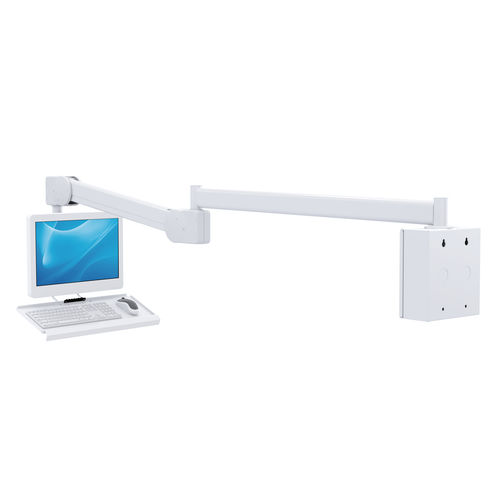 Knickarm-Tragarm - 983CA-2 - Diwei Industrial Co., Ltd. - neigbar / höhenverstellbar / für LCD-Monitore