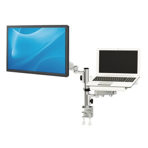 Neigbarer Tragarm - 854BS - Diwei Industrial Co., Ltd. - höhenverstellbar / für Monitor / für medizinische Zwecke