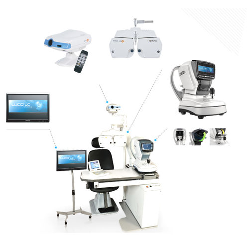 Ophthalmische Arbeitsstation - Everview - mit Stuhl / mit Monitor
