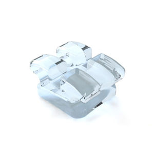 Orthodontie Bracket / ästhetisch - MISO Plus - HT Co. - transparent / mit schwacher Reibung / monokristallin