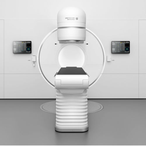 Partikel-Linearbeschleuniger / bildgeführte Radiothérapie - uRT-linac 306 - Shanghai United Imaging - mit vollautomatisierter Positioniertisch / mit integriertem Röntgenscanner / mit Lamellenkollimator (MLC)