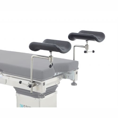 Beinhalter für OP-Tisch - Goepel  - Inspital Medical Technology - einstellbar / Edelstahl
