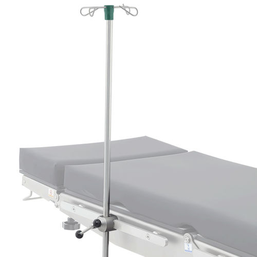 Infusionsstativ / 4 Haken - OT60.06 - Inspital Medical Technology - höhenverstellbar / Edelstahl