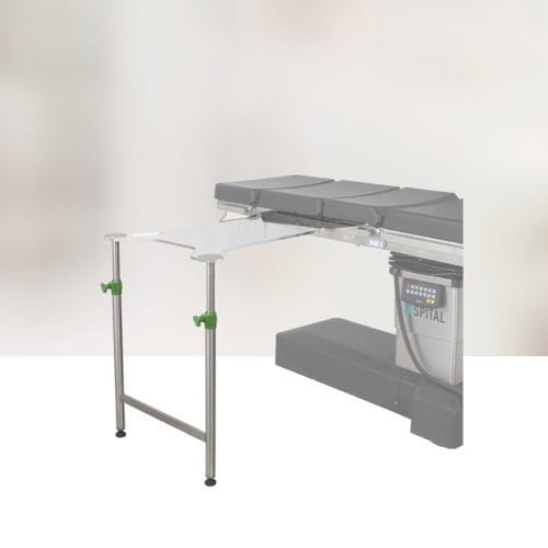 Armstütze für OP-Tisch - OT60.39 - Inspital Medical Technology - Edelstahl