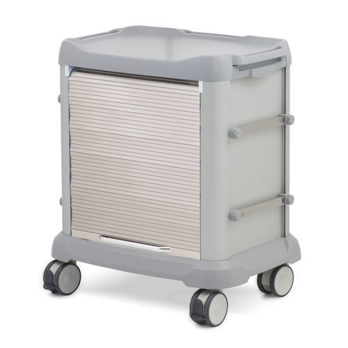 Medizinischer Wagen - AB10.10 - Inspital Medical Technology - Edelstahl / mit Schublade / 5 Ebenen