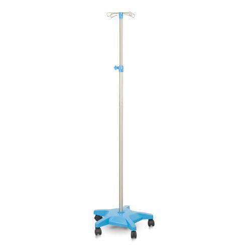 Infusionsständer auf Rollen - SR10.70 - Inspital Medical Technology - 4 Haken / Edelstahl