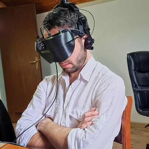 Immersive Virtual-Reality-Brille -  NeuroOptima - ZARYA - für die kognitive Rehabilitation / zur Angstbewältigung / zur Bewältigung von Depressionen