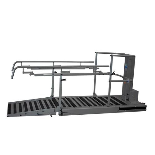 Übungstreppe mit Rampe - Alter Step - ZARYA - 2 Handläufe