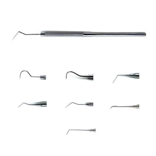 Diagnose-Dentalsonde - 15-6 series - J+K Chirurgische Instrumente - einfach / Edelstahl