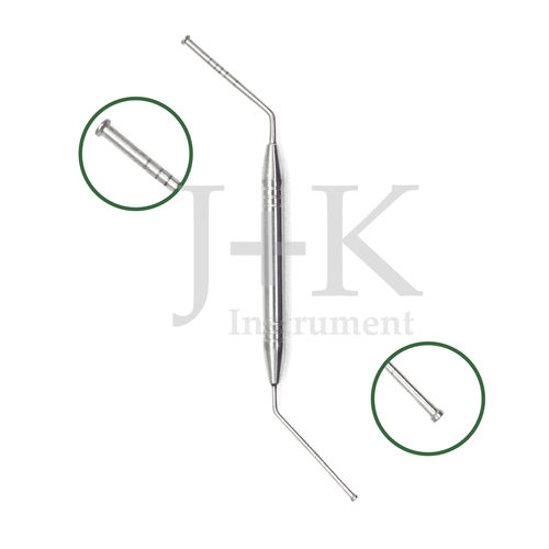 Tiefenlehre für Implantat / Ostéotomie - 25-111-045   - J+K Chirurgische Instrumente - gewinkelt / doppelt