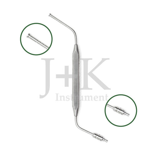 Tiefenlehre für Implantat / Ostéotomie - 25-111-047   - J+K Chirurgische Instrumente - gewinkelt / doppelt
