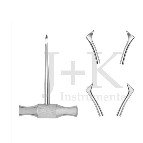 Gerades Dentales Luxationsinstrument - Lecluse Barry  - J+K Chirurgische Instrumente