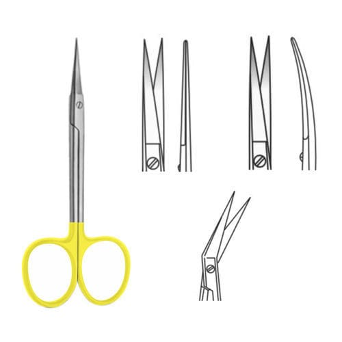 Schere für Zahnchirurgie - Iris Scissor TC - J+K Chirurgische Instrumente - Iris / für Humanmedizin / Wolframcarbid