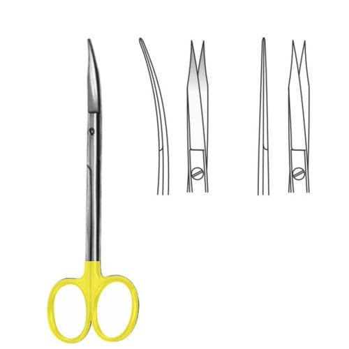 Schere für Zahnchirurgie - 02-04-001, 002 - J+K Chirurgische Instrumente - Goldman-Fox / für Humanmedizin / für Veterinärmedizin