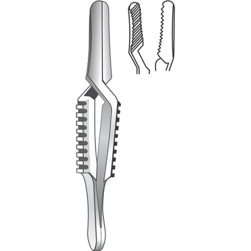 Klemme zum Greifen - 05-25 series - J+K Chirurgische Instrumente - Clamp / Näh / gezahnt