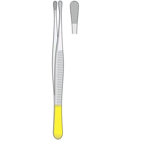 Dental-Klemme - 04-13-009,012 - J+K Chirurgische Instrumente - zum Greifen von Gewebe / wiederverwendbar / gerade