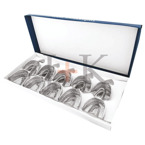 Dentaler Abdrucklöffel / obere - 35-121-107 - J+K Chirurgische Instrumente - Dental unten / perforiert / nicht perforiert
