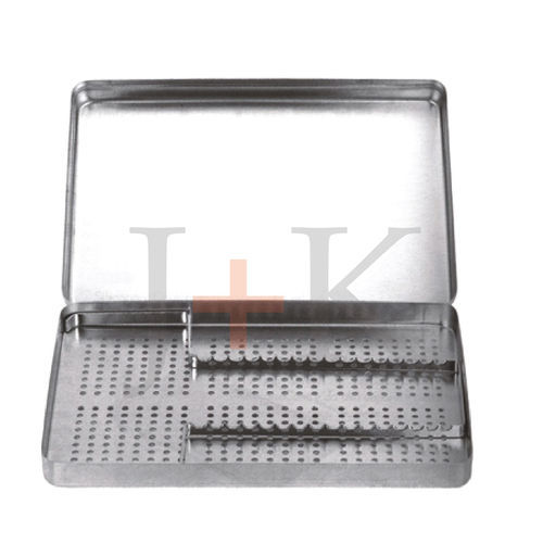 Sterilisationstablett für Instrumente - 18-98-011  - J+K Chirurgische Instrumente - perforiert
