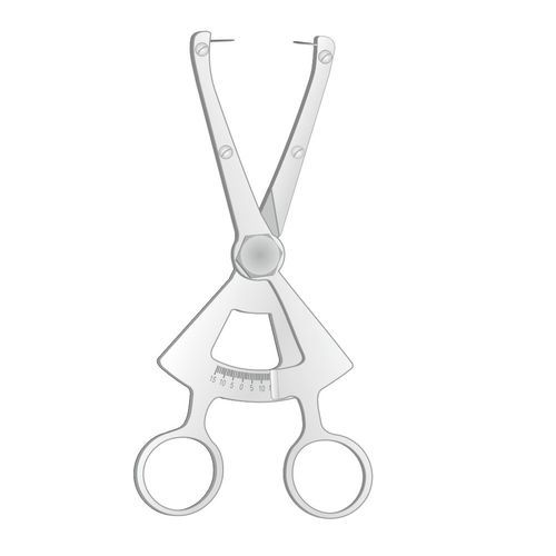 Dental-Messschieber - 06-28-005 - J+K Chirurgische Instrumente - mit Zifferblatt-Anzeige