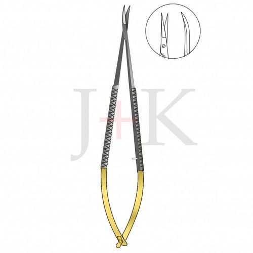 Mikroschere für Zahnchirurgie - 20-101 - J+K Chirurgische Instrumente - für Humanmedizin / gebogen / gerade