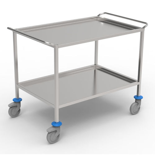 Wagen für OP-Saal - 233234  - Adexte - für Instrumente / Reinigung / Edelstahl