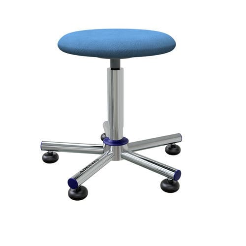 OP-Hocker - 108309 - Adexte - höhenverstellbar / Edelstahl / schwarz