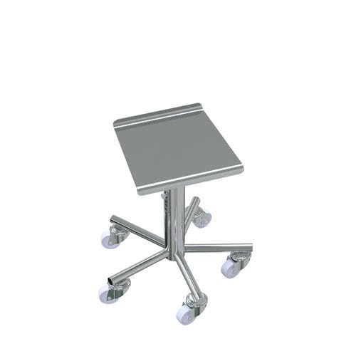 Hocker für Reinraum - 108344 - Adexte - höhenverstellbar / drehbar / auf Rollen