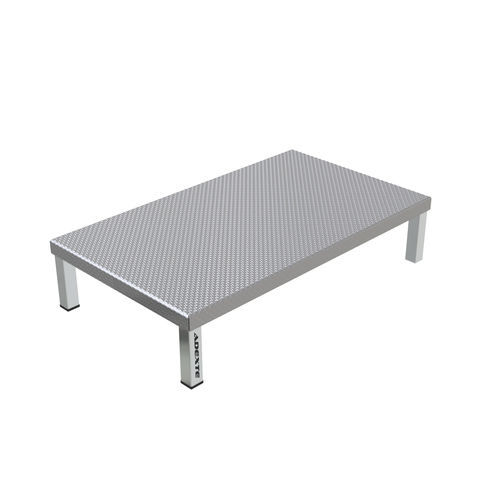 Stufentritt mit 1 Stufe - 233222  - Adexte - Edelstahl / rutschfest