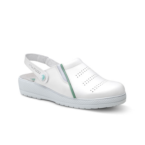 Unisex-Clog - Galerna - Feliz Caminar - rutschfest / antimikrobiell / weiß