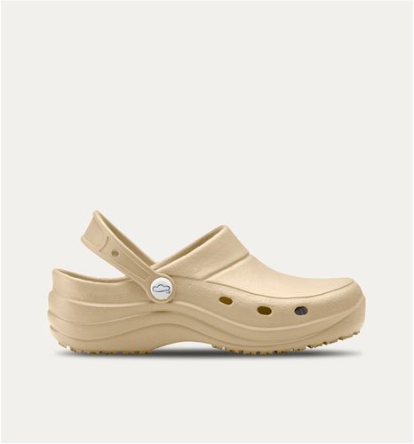 Unisex-Clog - Sirocos Vainilla - Feliz Caminar - rutschfest / waschbar / antistatisch