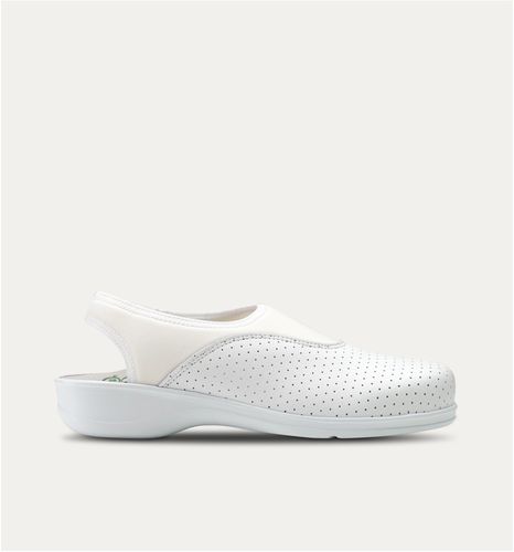 Unisex-Clog - Sport Lycra Outlet - Feliz Caminar - rutschfest / weiß