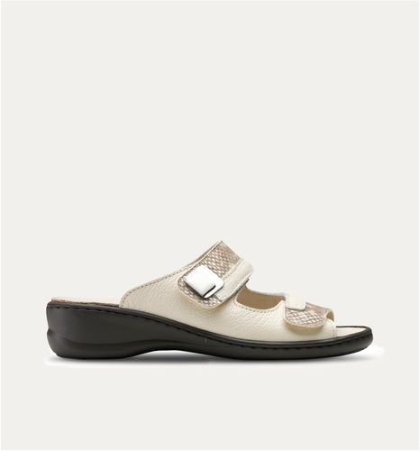 Clog für Frauen - Sana 18300 - Feliz Caminar - rutschfest / weiß