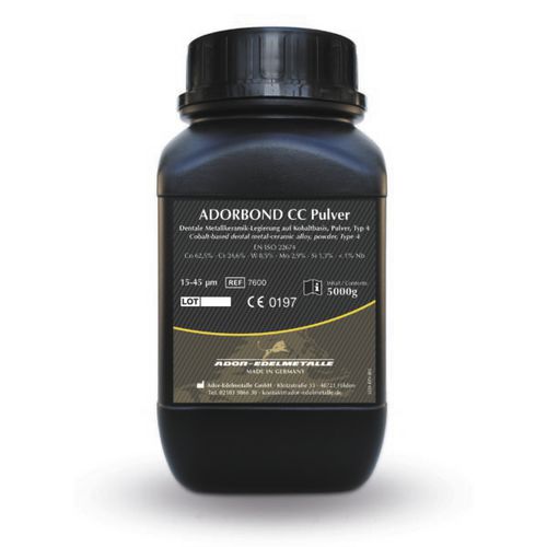 Zahnmedizinisches Material / Keramik - ADORBOND CC - Ador-Edelmetalle GmbH - Legierung / Metall / für Dentallabor