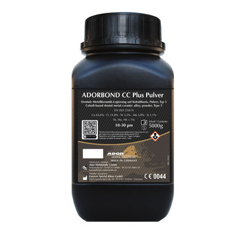 Zahnmedizinisches Material / Keramik - Adorbond CC Plus - Ador-Edelmetalle GmbH - Metall / zur Dentalrestaurierung / Gieß